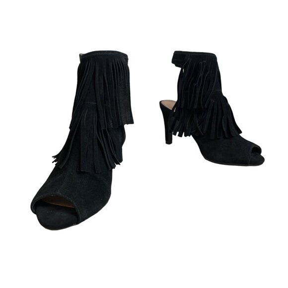 Aerosoles Women's Black Suede Alamode Heeled Sandal Sz 6M  - NWB - Picture 2 of 10